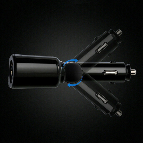 Cargador Doble Usb De 2 Vías Para Encendedor De Coche