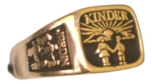 Anillo De Kinder Plata .925 Con Nombre Grabado