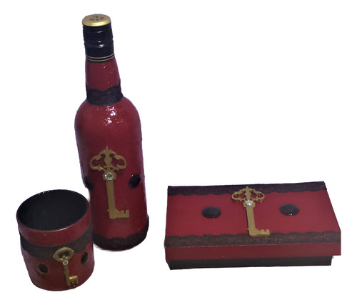 Exu Conjunto De Vaso,caja Porta Habanos - Producto Esotérico