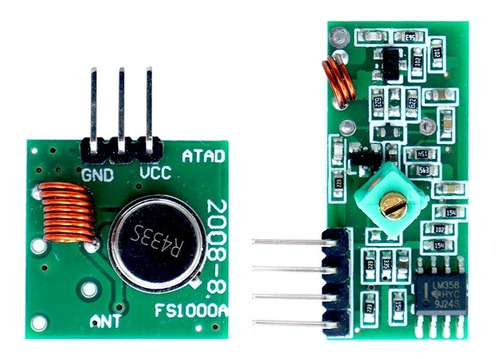 Modulo Rf Transmisor Receptor Rx Tx 433mhz Desarrollo