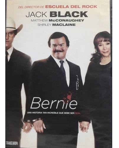 Bernie - Jack Black - Shirley Maclaine - Dvd - Original!!!