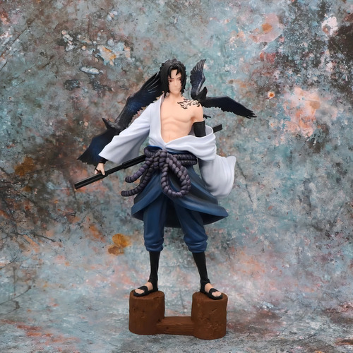 Action Figure Naruto Sasuke Uchiha Gk Series Corvos 28cm