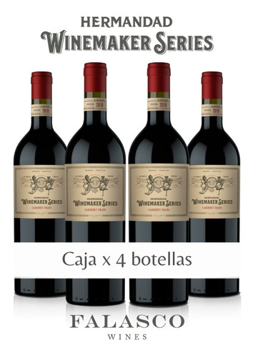 Vino Hermandad Winemaker Series Cabernet Franc Caja X4 Bot