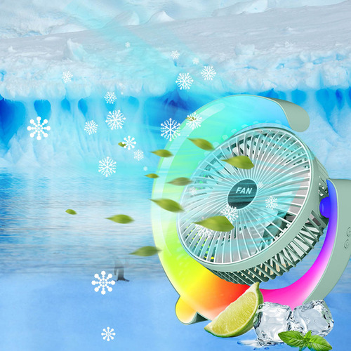 Ventilador De Escritorio Doméstico Con Carga Usb A Color Run