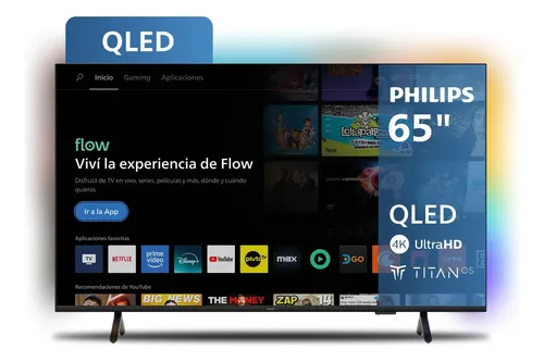 Smart TV 65 Pulgadas QLED Ambilight 65PUD8250/77 Philips