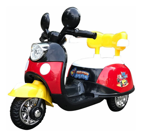 Moto A Bateria Triciclo 6v Luces Mickey Baby Shopping