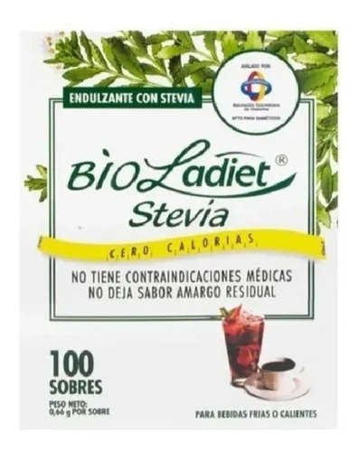 Stevia Polvo Caja X 100 Sobres - Unidad a $235