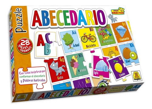 Abecedario Puzzle 28 Piezas Implás Didáctico Casa Valente