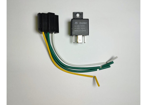 Relay Con Socket Automotriz 12 Volts