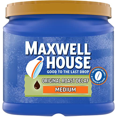 Maxwell House Descafeinado Medio Original De Tostado Molido 