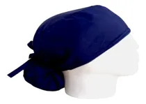 Comprar Gorro Quirúrgico Mujer + Lanyard Unicolor Azul Oscuro