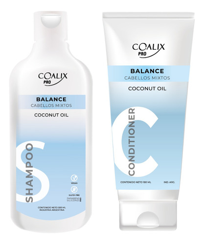Kit Balance Sh + Acondicionador + Mascara 250g Coalix Pro