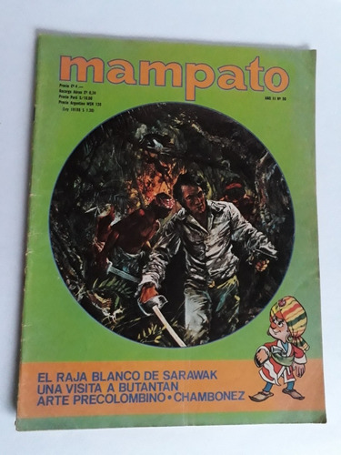 Mampato 50. Año 2 . Numero Bajo. Themo Cicleto. Nestor. 1970