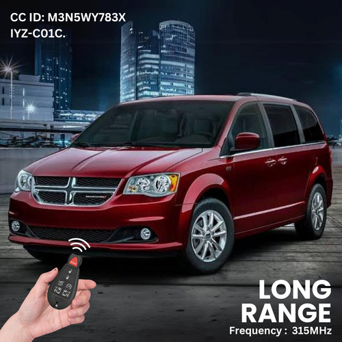 Control Remoto De Entrada Sin Llave Para Chrysler Dodge Volk
