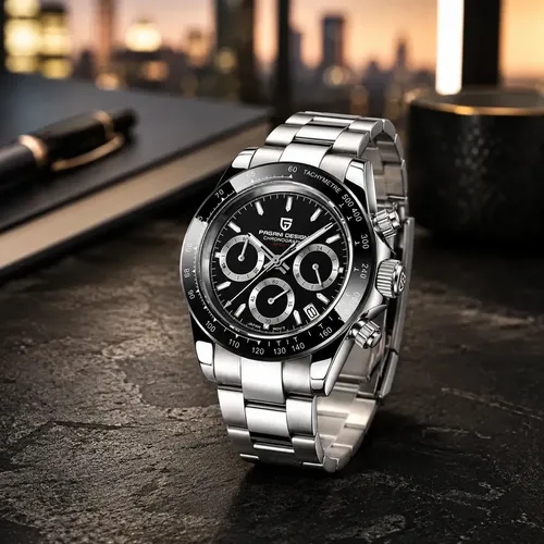 Relógio Pagani Design PD-1644 Quartzo Seiko VK63 Meca-Quartz