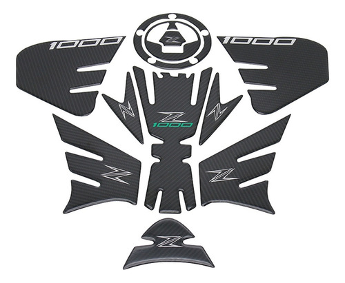 Para Kawasaki Z1000 14-16 Adesivo De Tanque De Combustível