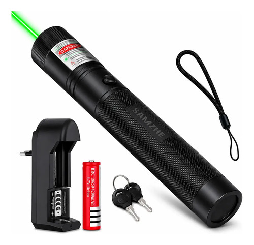 Caneta Laser Verde Ultra Forte 50000mw Recarregável Alcance 100km Prova Dagua Laser Pointer Profissional Longo Alcance Com Chave Segurança Para Astronomia Trilhas Apresentações E Uso Profissional