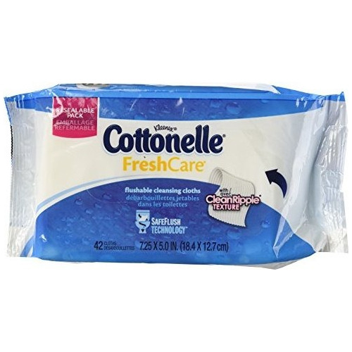 Cottonelle Fresh Cuidado Flushable Toallitas Húmedas Recarga