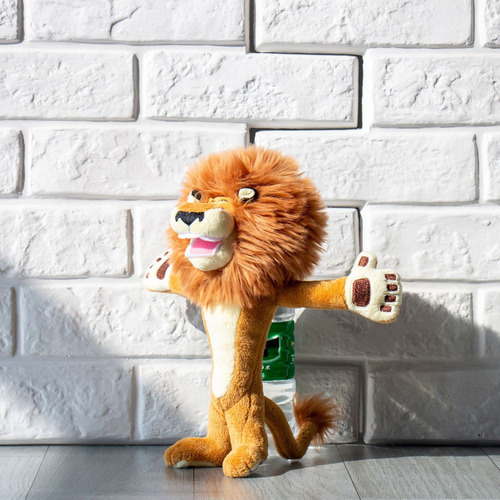 Peluche Juguete Felpa León Bellamente Relleno 26 Cm