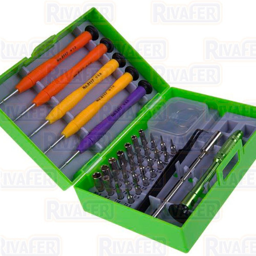 Imagen 4 de 10 de Kit Destornilladores Celulares 36 En 1 De Torx Profesionales