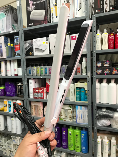 Gem 5 Xl Long Plate Flat Iron Plancha De Cabello Blanco