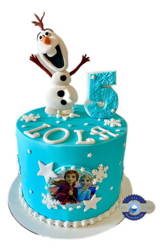 Torta Artesanal Frozen Ana Y Elsa Personalizada
