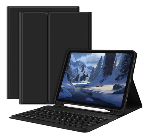 Funda C/teclado Gokoco Para iPad Air 2022-20 5g/4g 10.9in