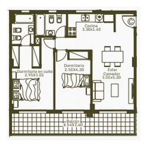 Venta 3 Ambientes Con Balcon En Caseros