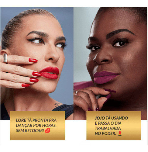 Batom Líquido Power Stay Avon 16h Duração - Sua Cor Cor Verm
