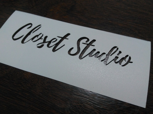 Stencil Estencil Molde Vasado Letra Vazada Logo Nomes