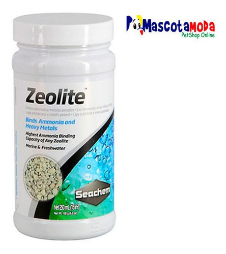 Imagen 1 de 1 de Zeolita Zeolite De Seachem 250ml Agua Cristalina Acuario