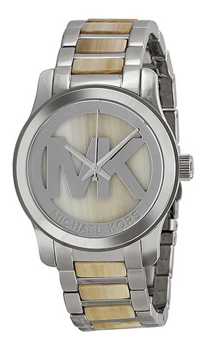 Relógio Michael Kors Mk5787 Orig Chron Anal Silver