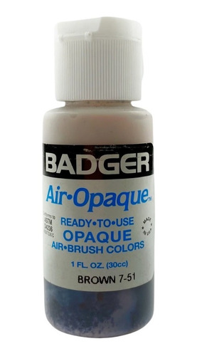 Tinta Para Aerógrafo Badger Air Brush Air-opaque 30ml