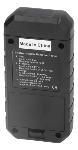 Detector De Radiación Electromagnética Pantalla Lcd