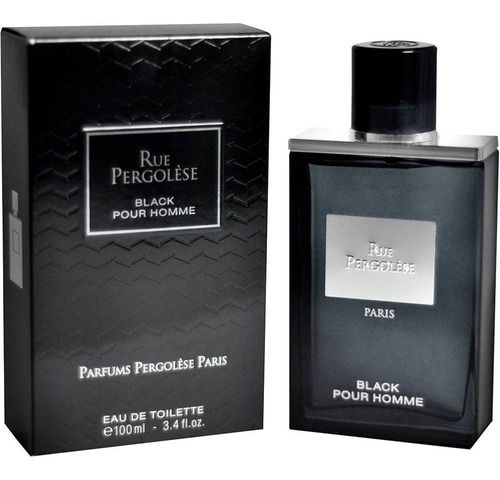 Perfume Rue Pergolèse Black Pour Homme 100ml - Selo Adipec