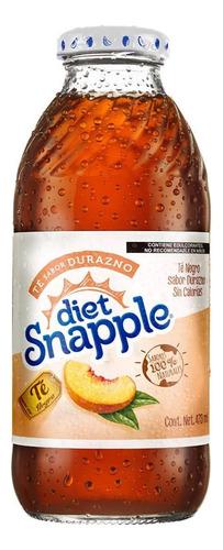 Té Snapple Durazno Light 473ml