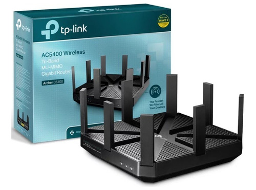 Router Gaming Wireless Tp-link Ac5400 Tri Band Mu-mimo 8ante