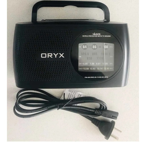 Imagen 4 de 6 de Radio Oryx Kk-2010 Am Fm 4 Bandas Antena Telescopica Beiro