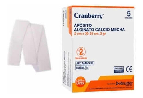 Alginato De Calcio En Mecha 5 Unidades Cramberry 2x30cm