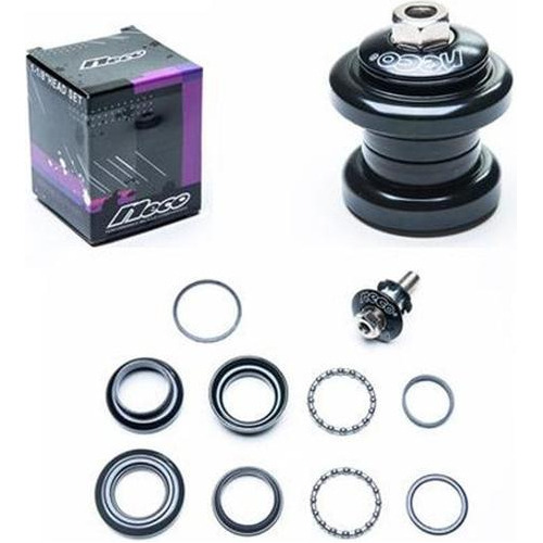 Caixa Direção 30/30 25,4mm H-825 Preto Bmx Standard Neco