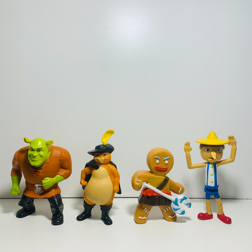 Shrek 4 Mcdonalds 2010 Colección Completa - 10 Muñecos (Usado)