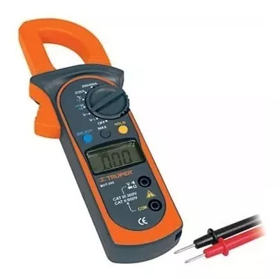 Tester Multimetro Amperimetro Digital De Gancho Truper 10404