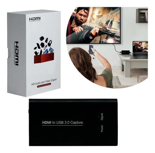 Capturadora De Video Hdmi A Usb 3.0 De Pc Lap, Xbox One Ps4