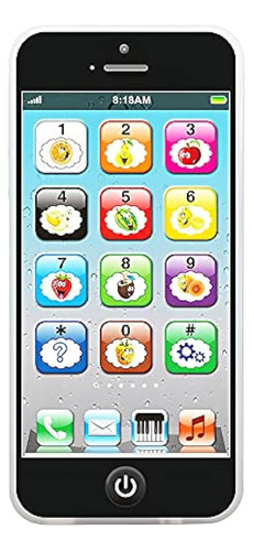 Wolmund Toy Learning Play Teléfono Celular Con 8 Funciones Y