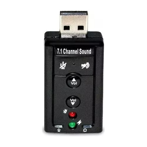 Tarjeta De Sonido 7.1 3d Usb 2.0 Tipo Pendrive