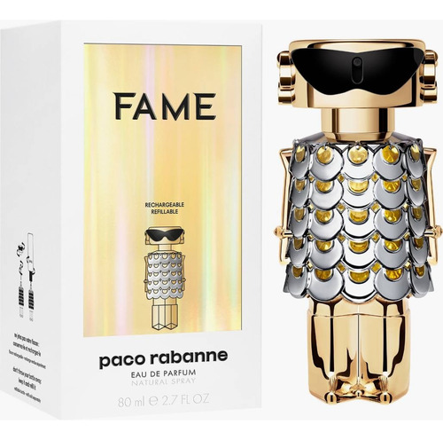 Paco Rabanne Fame Edp 80 ml Para  Mujer Recargable