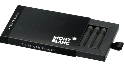 Cartuchos Montblanc Mystery Black! Original Caja X8