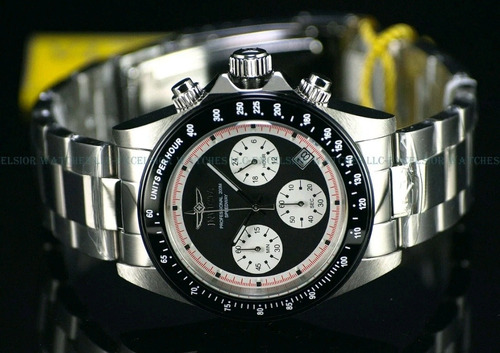 Reloj Invicta Speedway  Paul Newman Panda Dial Chronograph 