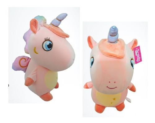 Peluche Unicornio Muñeco Felpa Masmelo Detalle Amor De 35 Cm