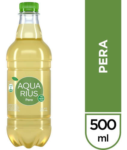 Aquarius Pera Pack 6 Unidades 500 Ml C/u Agua Saborizada